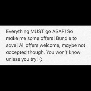 MAKE ME SOME OFFERS!